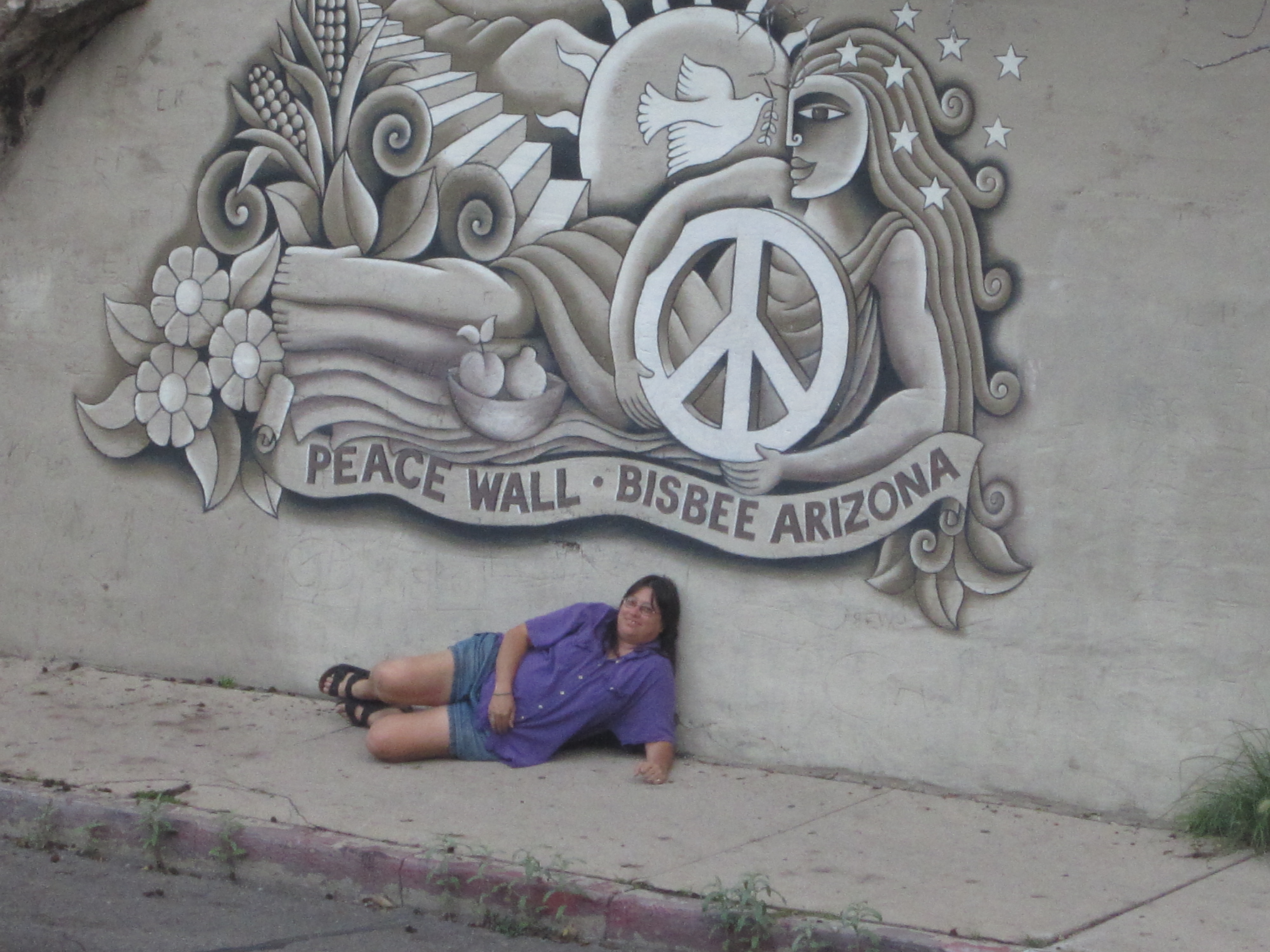Me at the Peace Wall